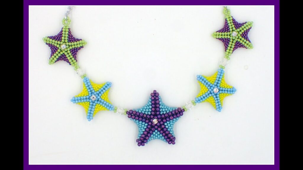 Beaded Starfish necklace