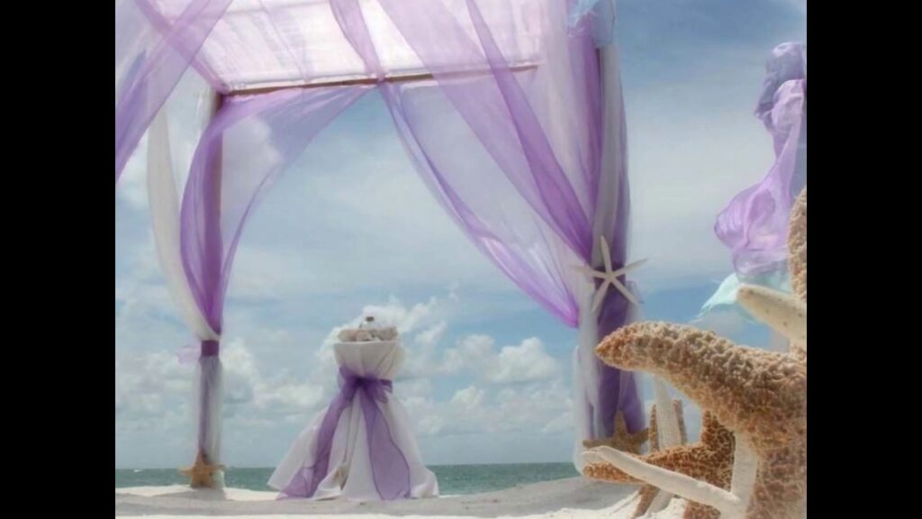 Florida Beach Weddings – Starfish Decor by Suncoast Weddings