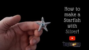How to make a Silver Starfish Necklace with silver all by hand ep57!