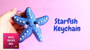 Kawaii Starfish Keychain Plush DIY Tutorial.