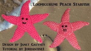 Peach Starfish Loomigurumi Amigurumi Rainbow Loom Band Crochet Hook Only Finding Nemo Лумигуруми