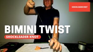 The bimini twist - shock leader knot.
